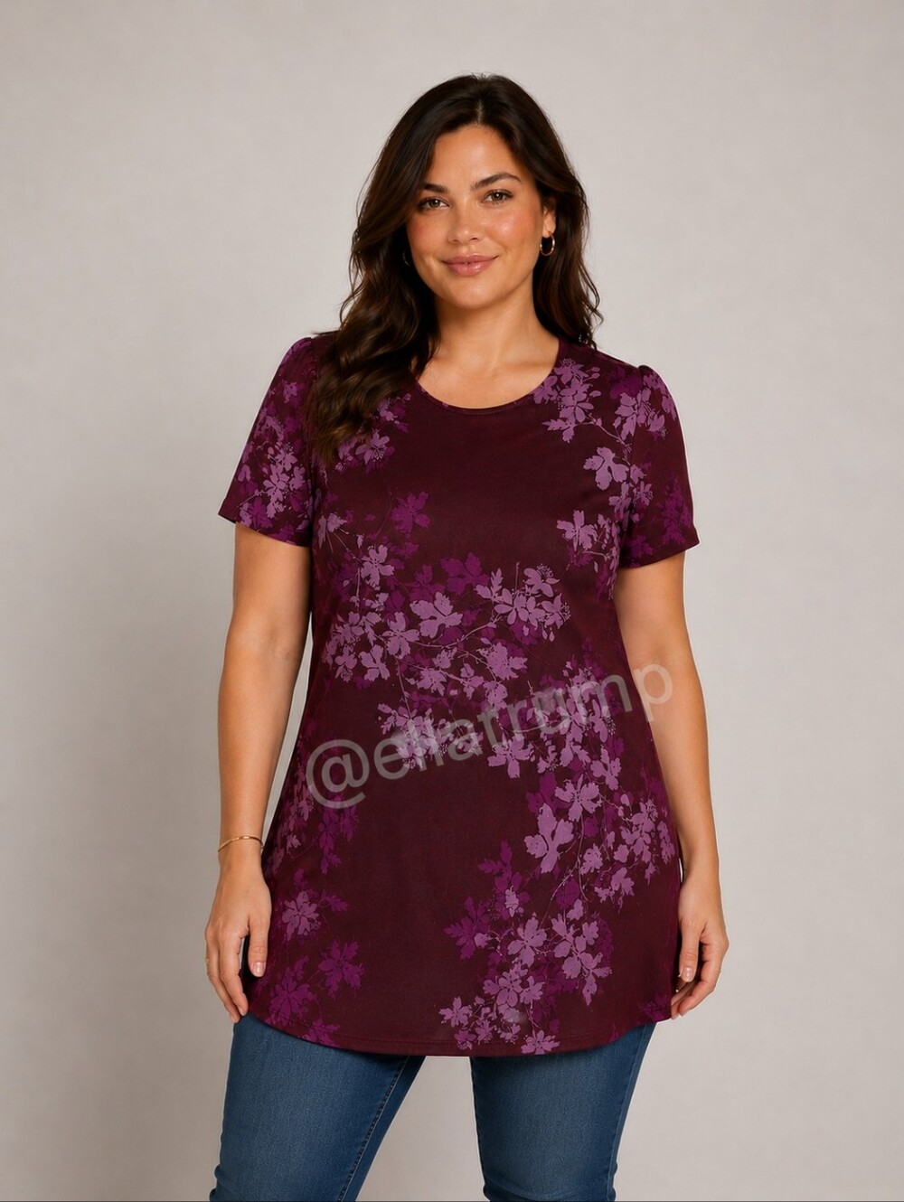 Worthington Woman Size 2X Poly/spandex Top Made In Vietnam